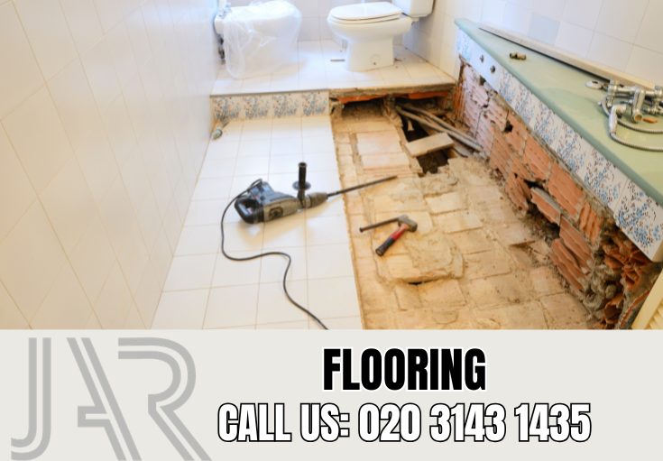 Bathroom Flooring Installation by Clapham Bathroom Fitters
